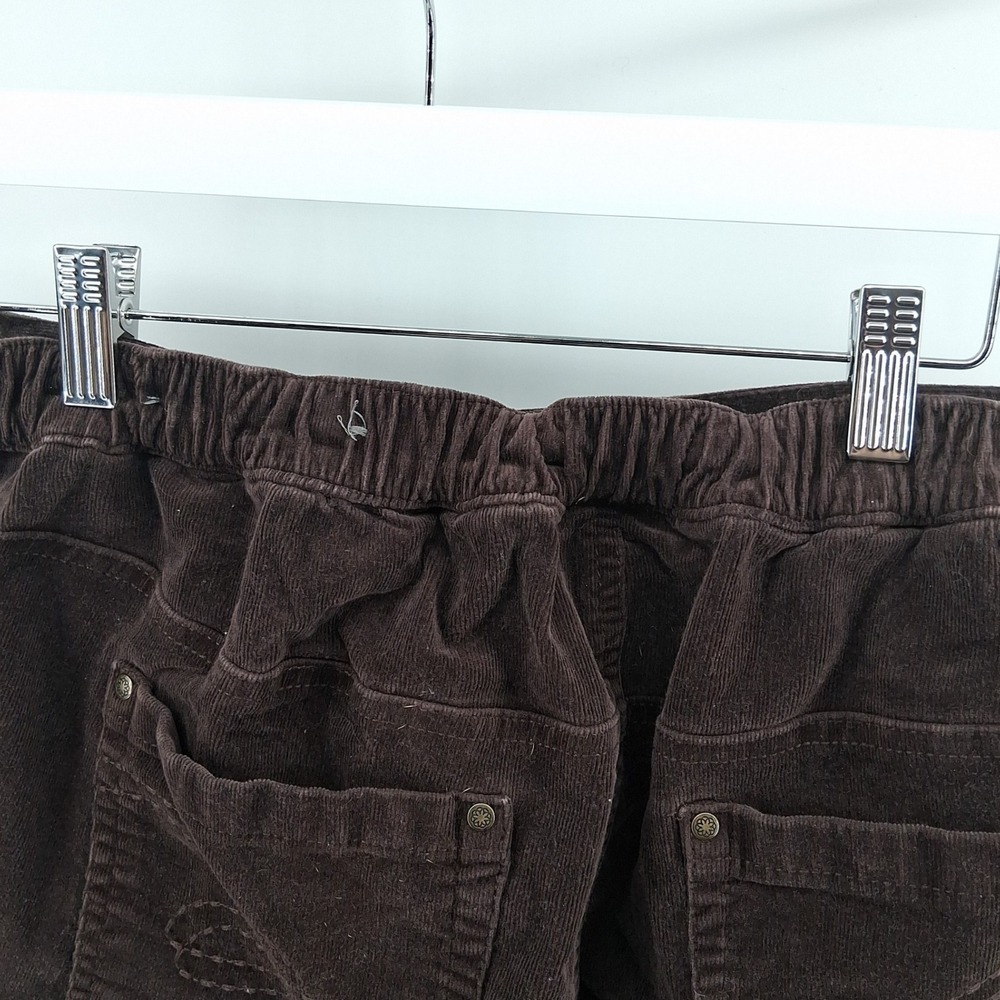 Catherines Brown Corduroy Pants Womens 1X Elastic Waist Pull On‎ Casual Comfy - Picture 7 of 14